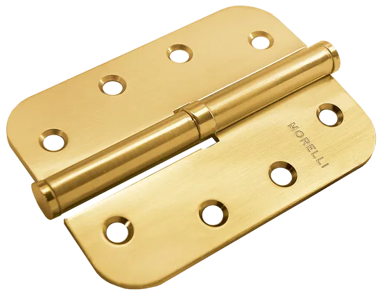 Петля карточная разъемная MSND-C 100X70X2.5 SG R с подшипником стальная левая, врезная, цвет матовое золото фото купить Актау