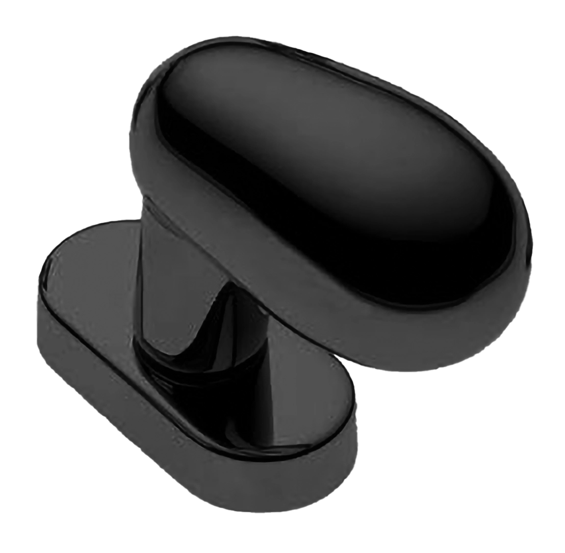 Ручка оконная UOVO W1 NERO, цвет - черный фото купить Актау