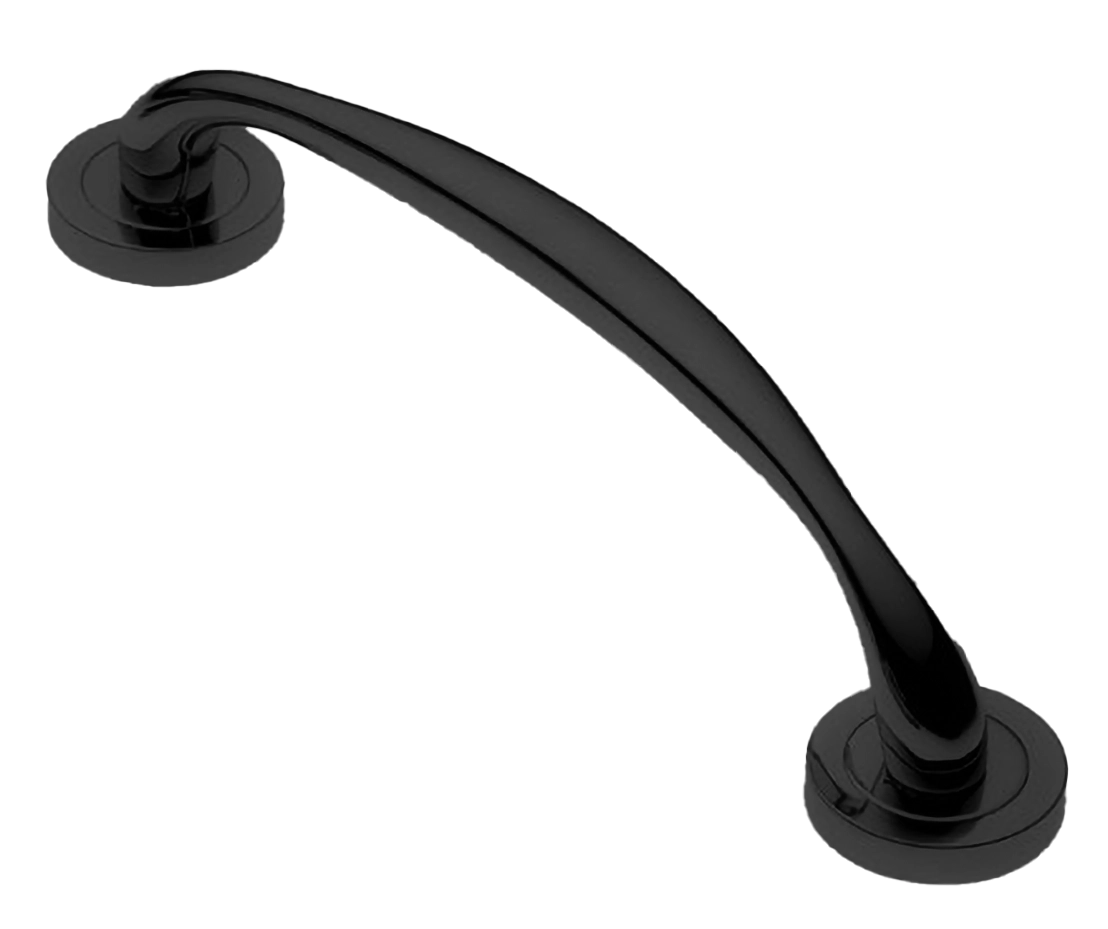 Ручка-скоба LEON PH NERO, цвет - черный фото 1 Ручка-скоба LEON PH NERO, цвет - черный фото купить Актау