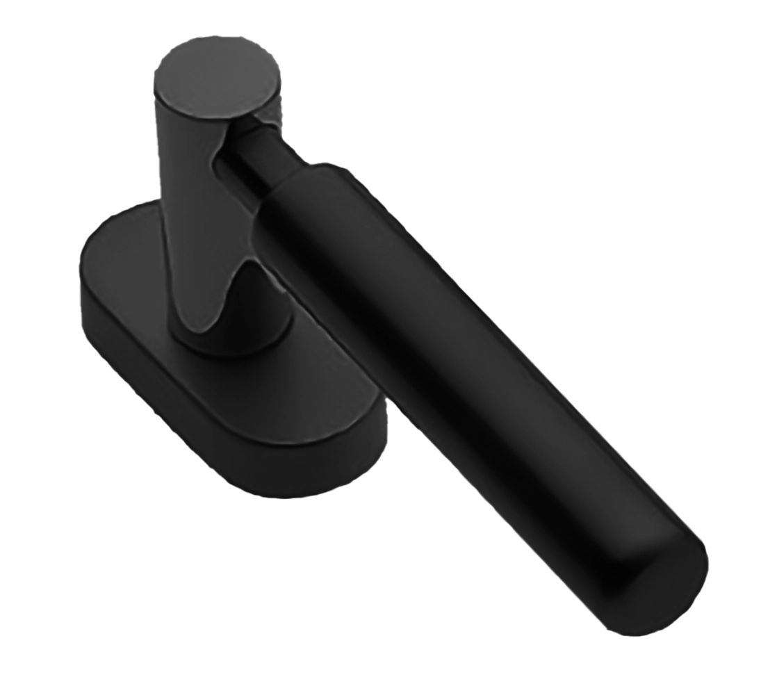 Ручка оконная CLOUD W1 NERO, цвет - черный фото купить Актау
