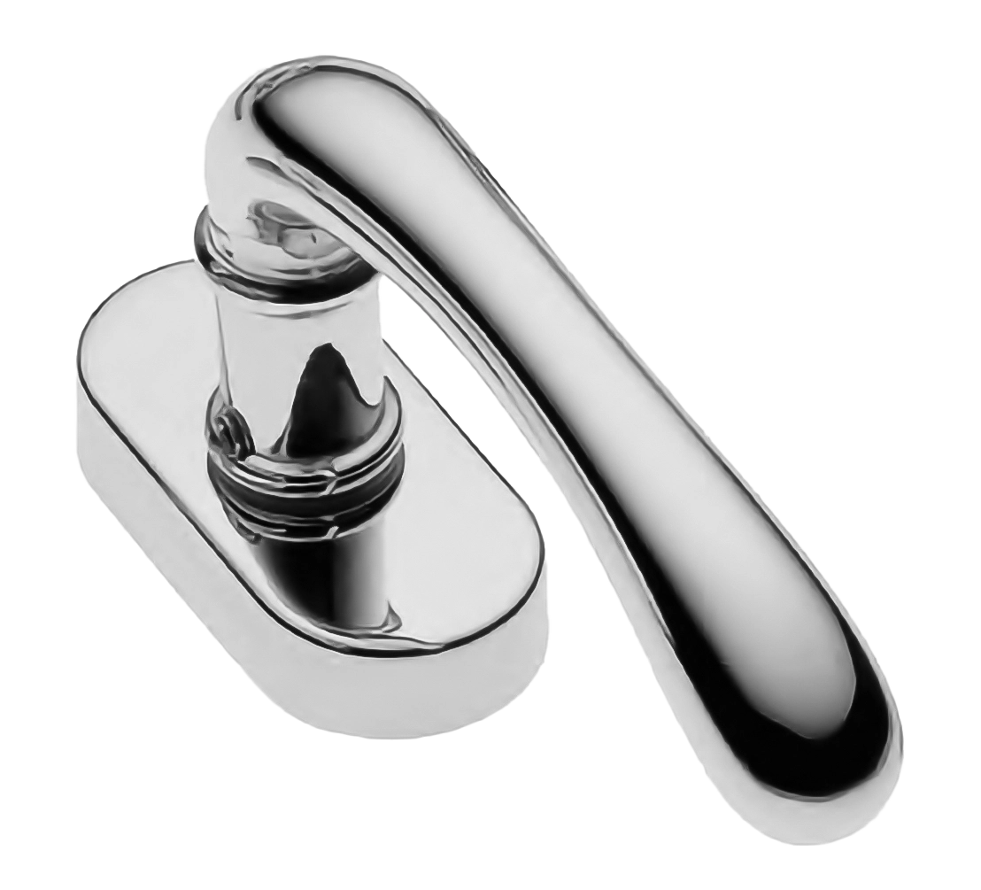Ручка оконная RING W1 CRO, цвет - хром фото 1 Ручка оконная RING W1 CRO, цвет - хром фото купить Актау