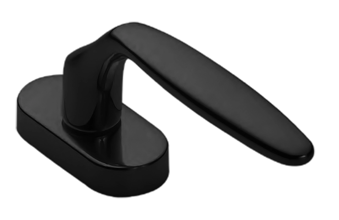 Ручка оконная DERBY W1 NERO, цвет - черный фото 1 Ручка оконная DERBY W1 NERO, цвет - черный фото купить Актау