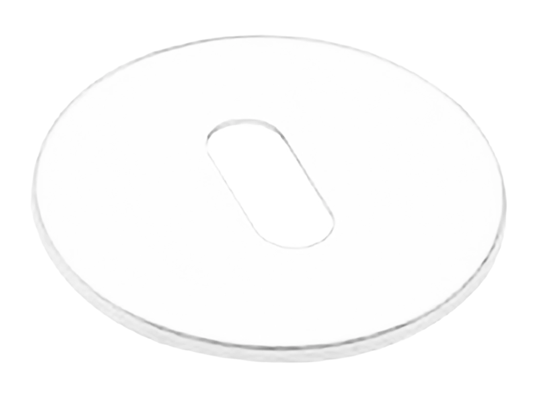 Накладка на ключевой цилиндр LUX-FK-R5 BIA на круглой розетке под ключ буратино, цвет - белый фото 1 Накладка на ключевой цилиндр LUX-FK-R5 BIA на круглой розетке под ключ буратино, цвет - белый фото купить Актау