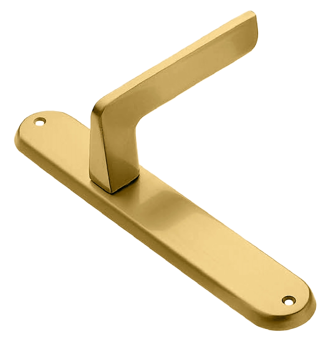 Ручка дверная на планке ROCK PL OSA, цвет матовое золото, латунь фото купить в Актау