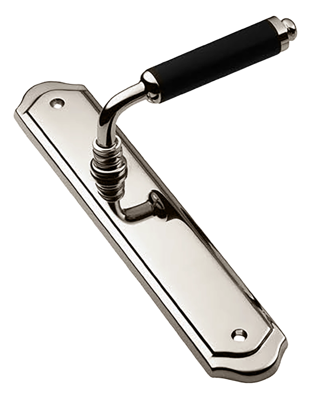 Ручка дверная на планке RIVA PL NIK, цвет никель, латунь фото купить в Актау