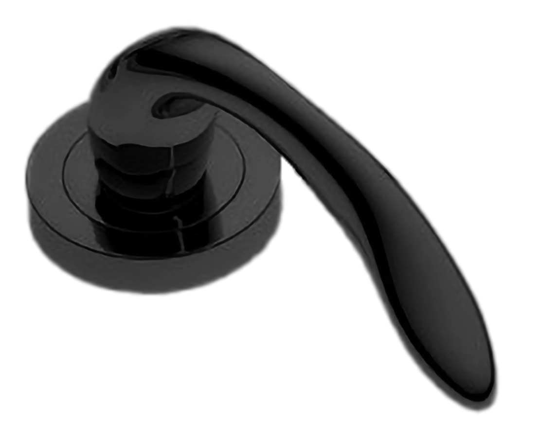 Ручка оконная LEON W1 NERO, цвет - черный фото купить в Актау