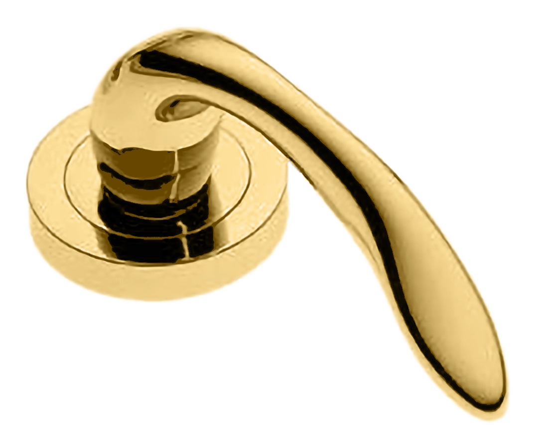 Ручка оконная LEON W1 OTL, цвет - золото фото купить в Актау