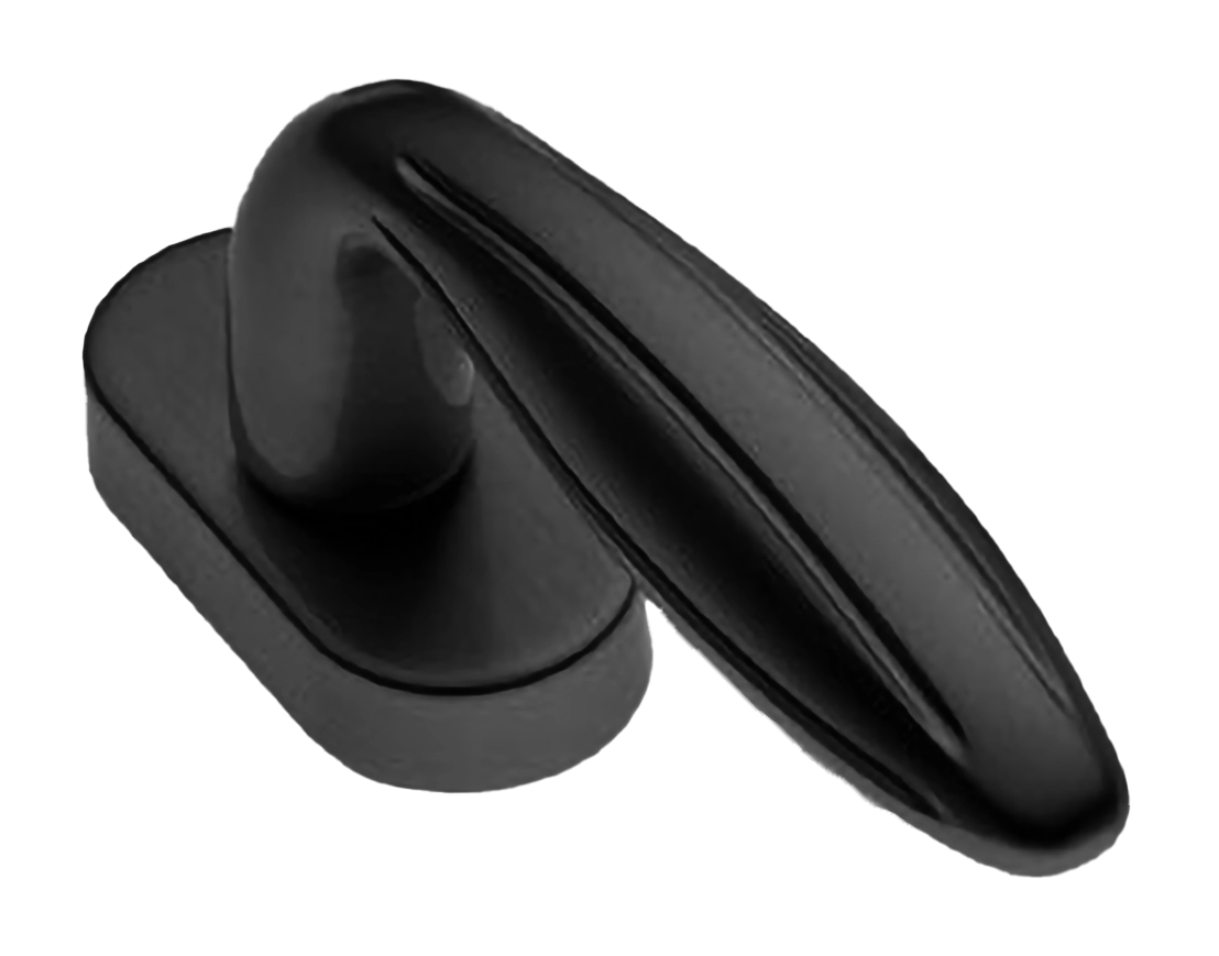 Ручка оконная BUD W1 NERO, цвет - черный фото купить в Актау