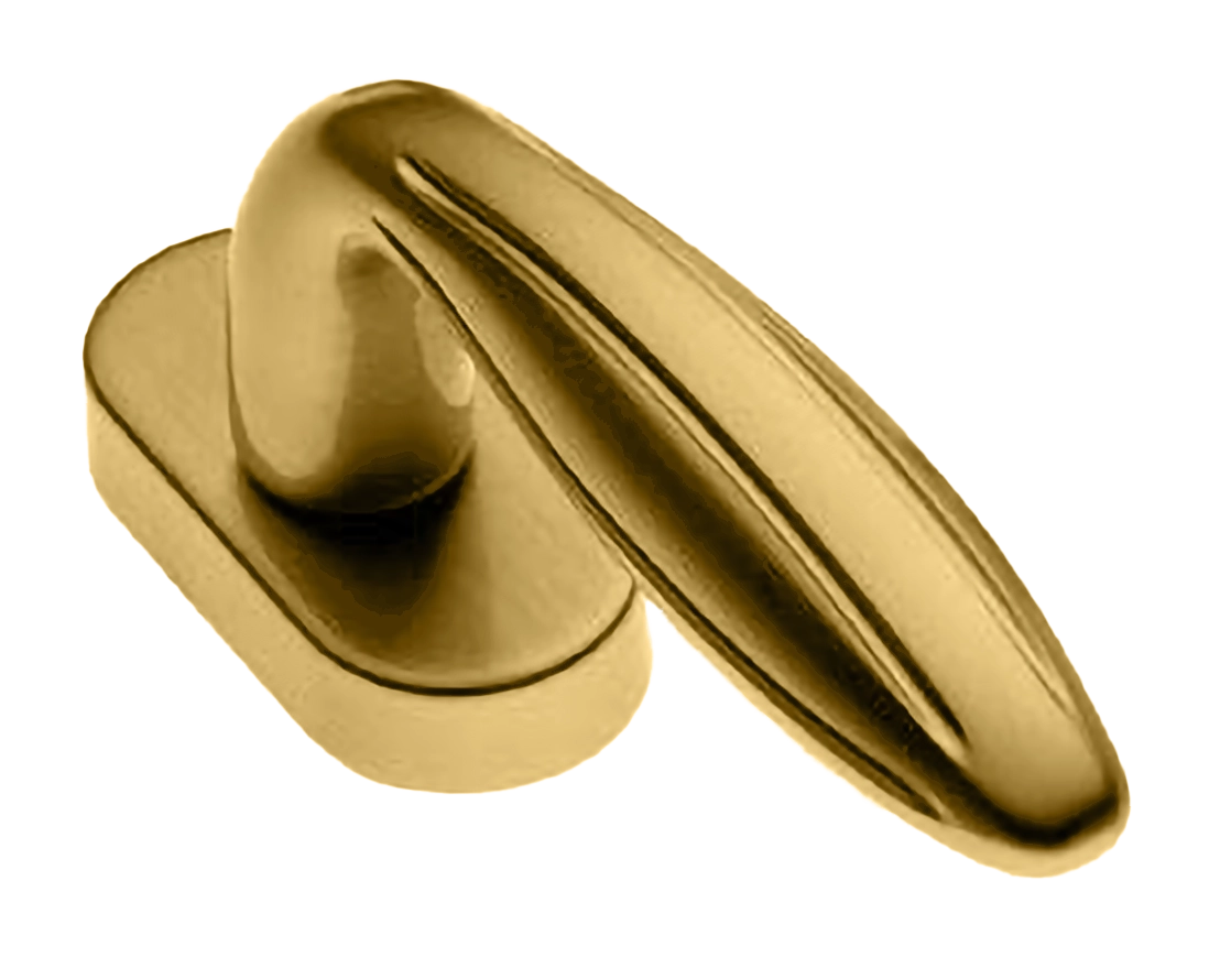 Ручка оконная BUD W1 OSA, цвет - матовое золото фото купить в Актау