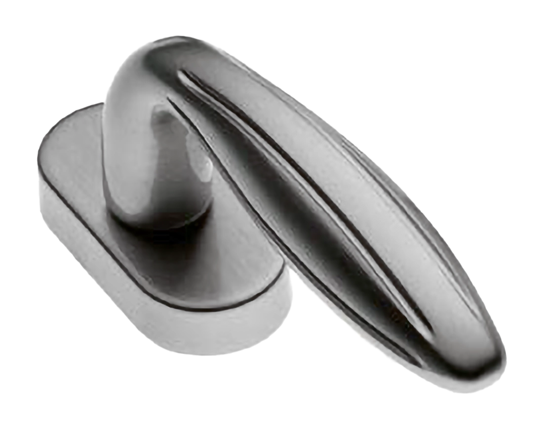 Ручка оконная BUD W1 CSA, цвет - матовый хром фото купить в Актау