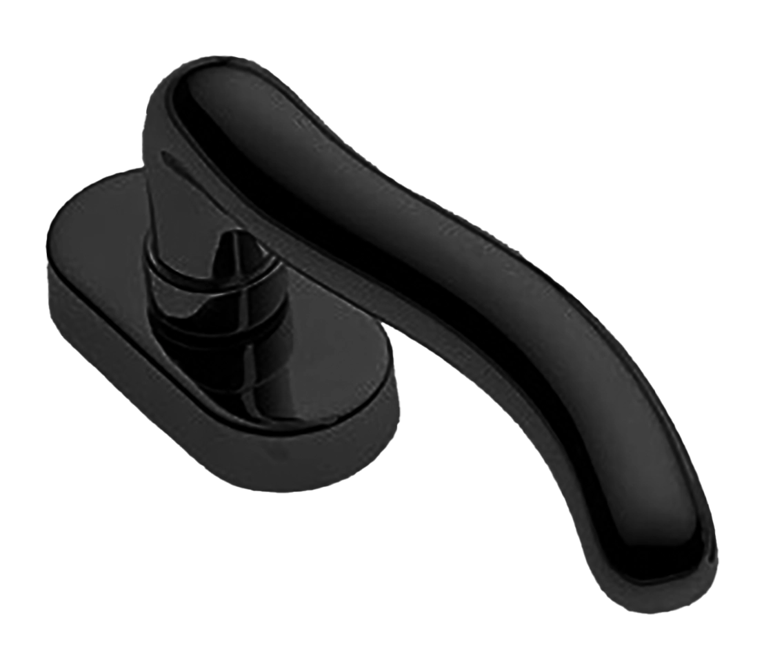 Ручка оконная SNAKE W1 NERO, цвет - черный фото купить в Актау