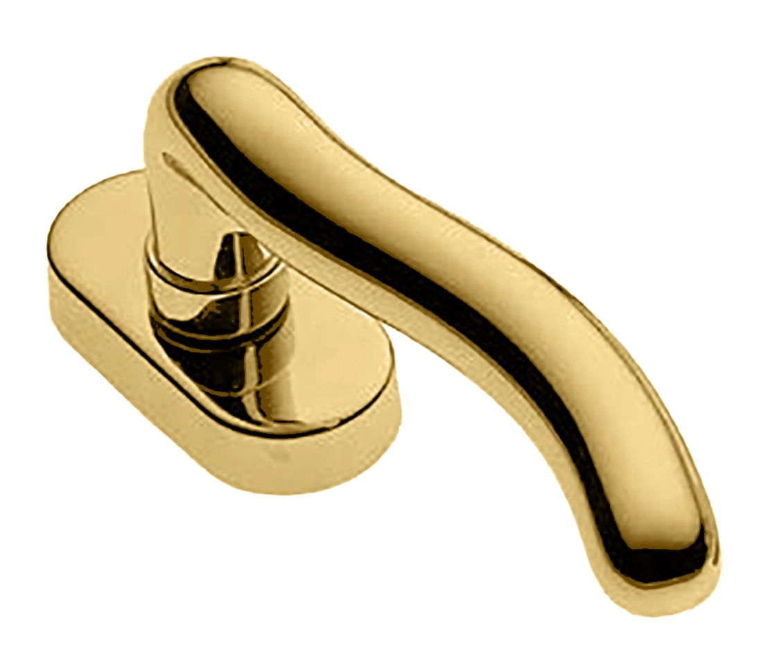 Ручка оконная SNAKE W1 OTL, цвет - золото фото купить в Актау