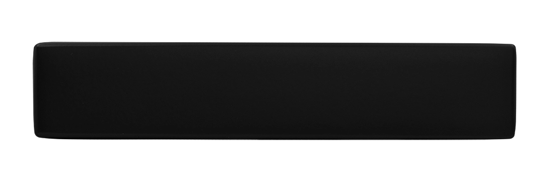 Ручка дверная SHUTTLE NERO-ST цвет черный soft-touch, ЦАМ фото купить в Актау