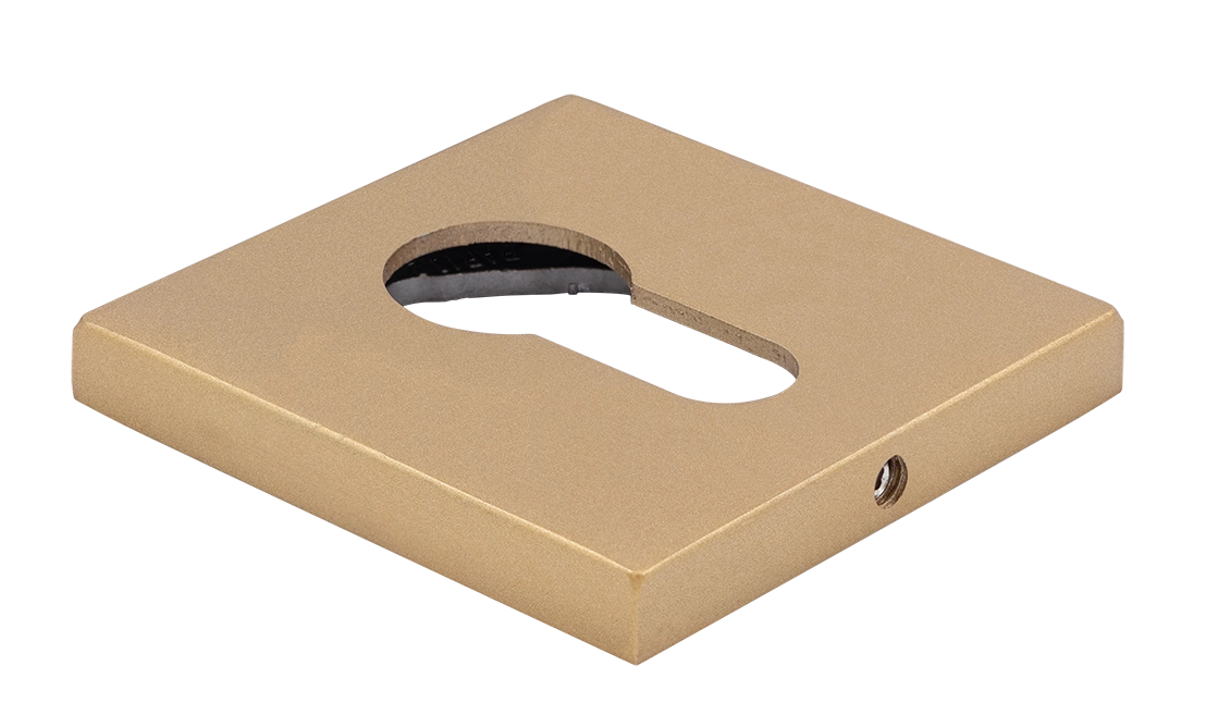 Накладка на замок MH-KH-S6 FTG под евроцилиндр, цвет матовое итальянское золото фото купить Актау