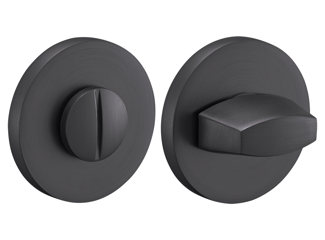 Завертка сантехническая MH-WC-R6 GR на круглой розетке, цвет графит, ЦАМ фото купить Актау