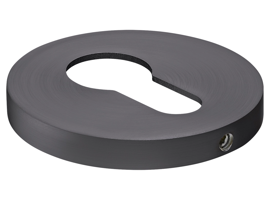 Накладка на замок MH-KH-R6 GR на круглой розетке, цвет матовый графит фото купить Актау