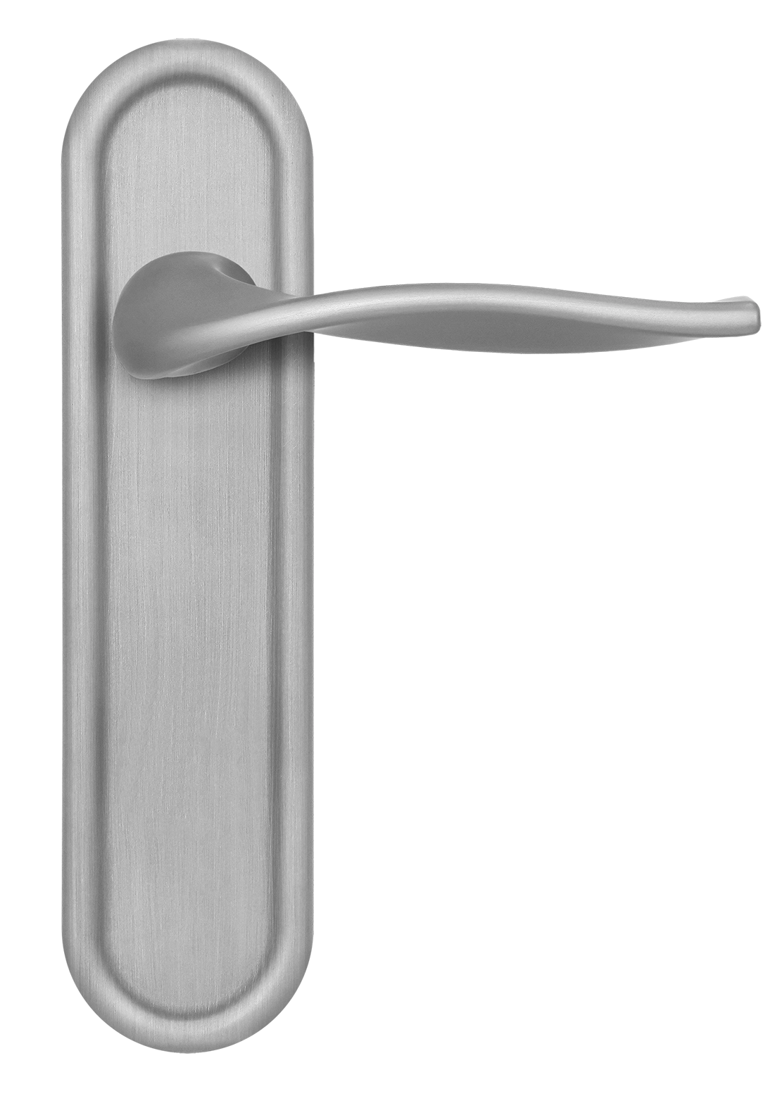 Ручка дверная SKYSCRAPER PLR BLANK на планке, цвет под покраску фото купить в Актау