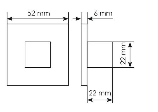 Комплект дверных ручек MH-54-S6 BL с заверткой MH-WC-S6 BL + замок M1895 BL, цвет черный фото дверная фурнитура Актау