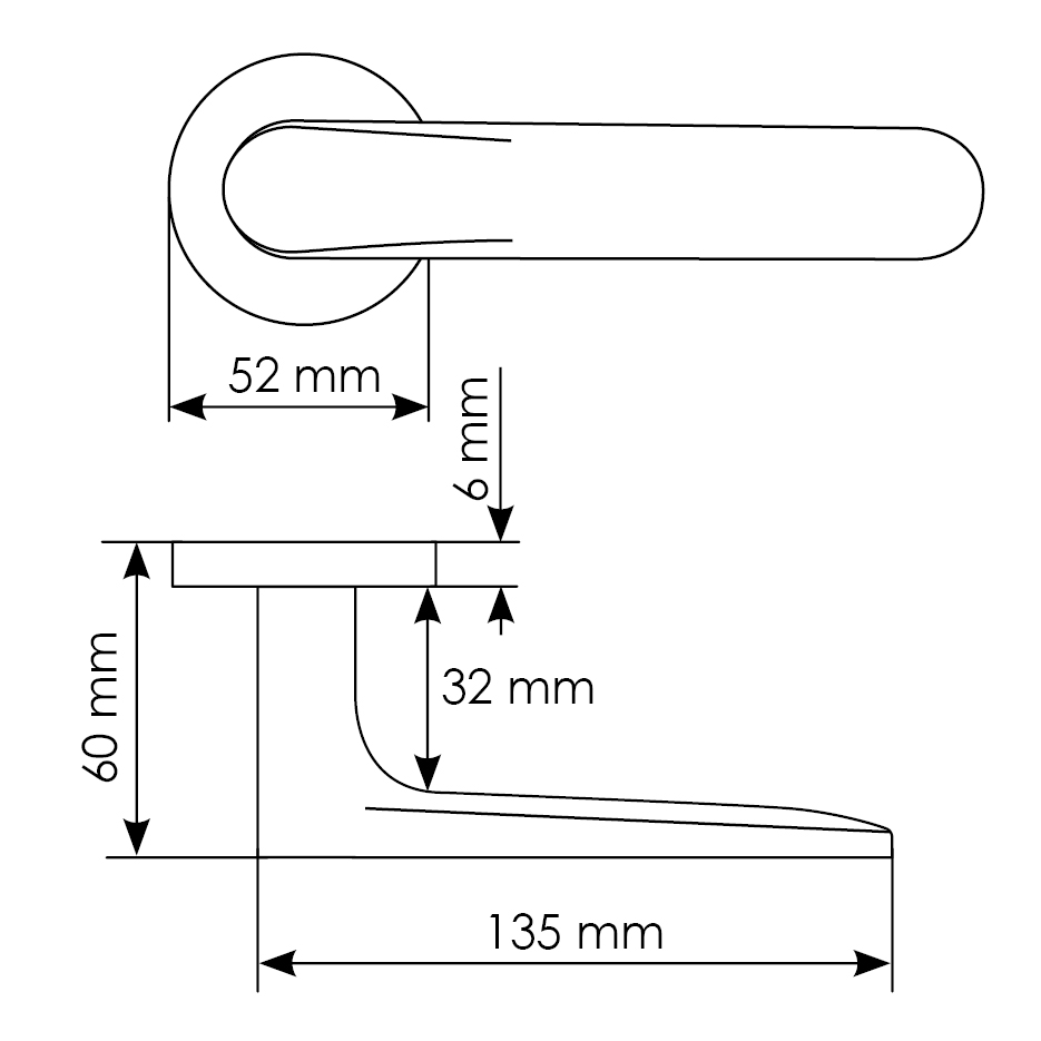 Комплект дверных ручек MH-59-R6 BL с заверткой MH-WC-R6 BL + магнитный замок M1895 BL, цвет черный фотомореллиАктау