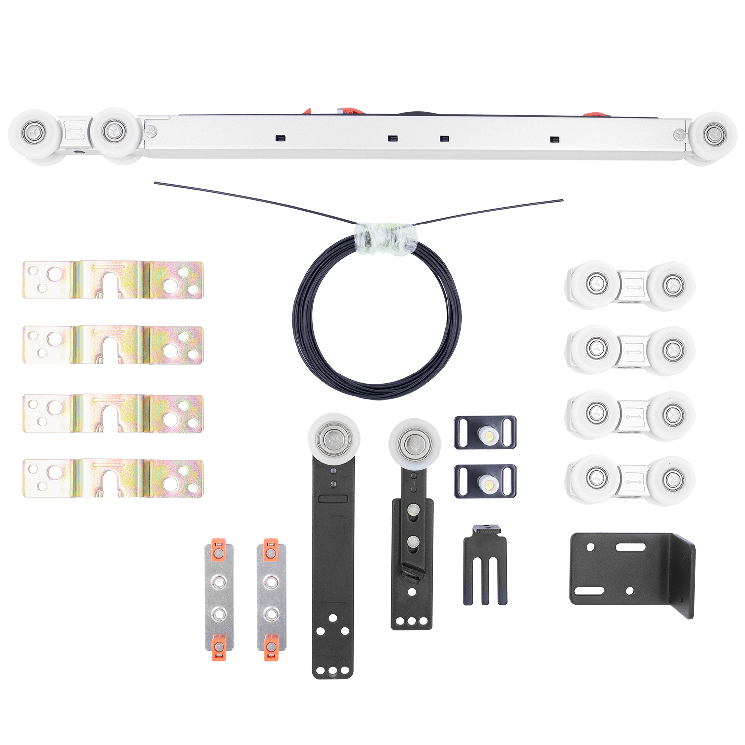 SET-TS 2+1, комплект системы TS для раздвижных дверей на 3 полотна (2 подвижных и 1 стационарное) фото купить Актау