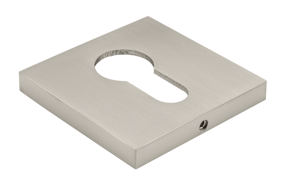 Накладка на замок MH-KH-S6 MSN под евроцилиндр, цвет матовый хром фото купить Актау