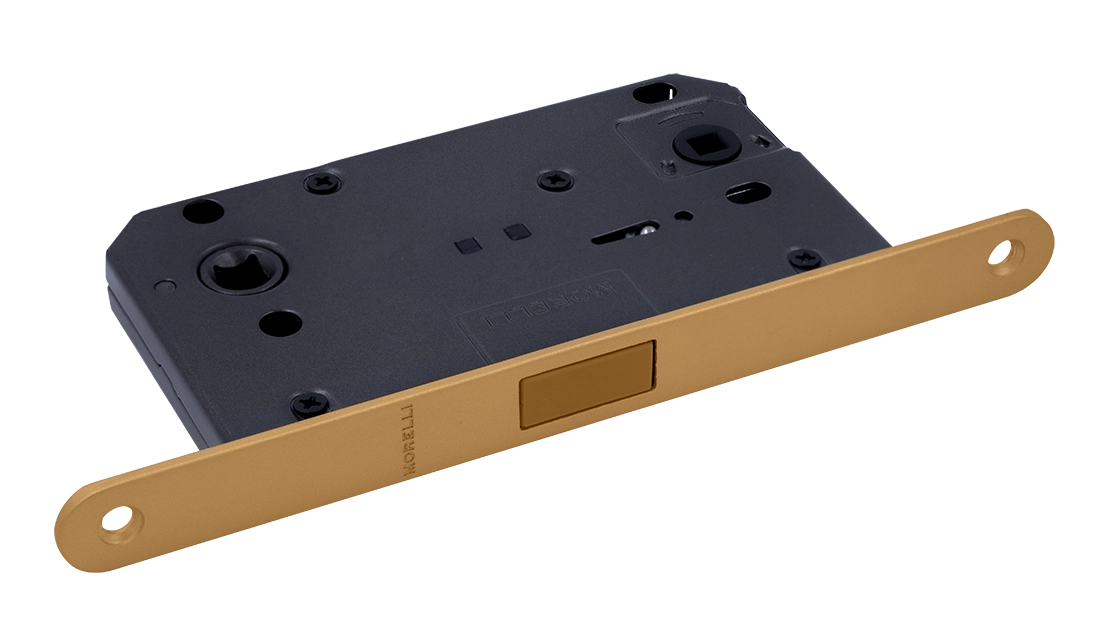 Защелка межкомнатная M1895 FTG магнитная, сантехническая, цвет матовое итальянское золото фото купить Актау