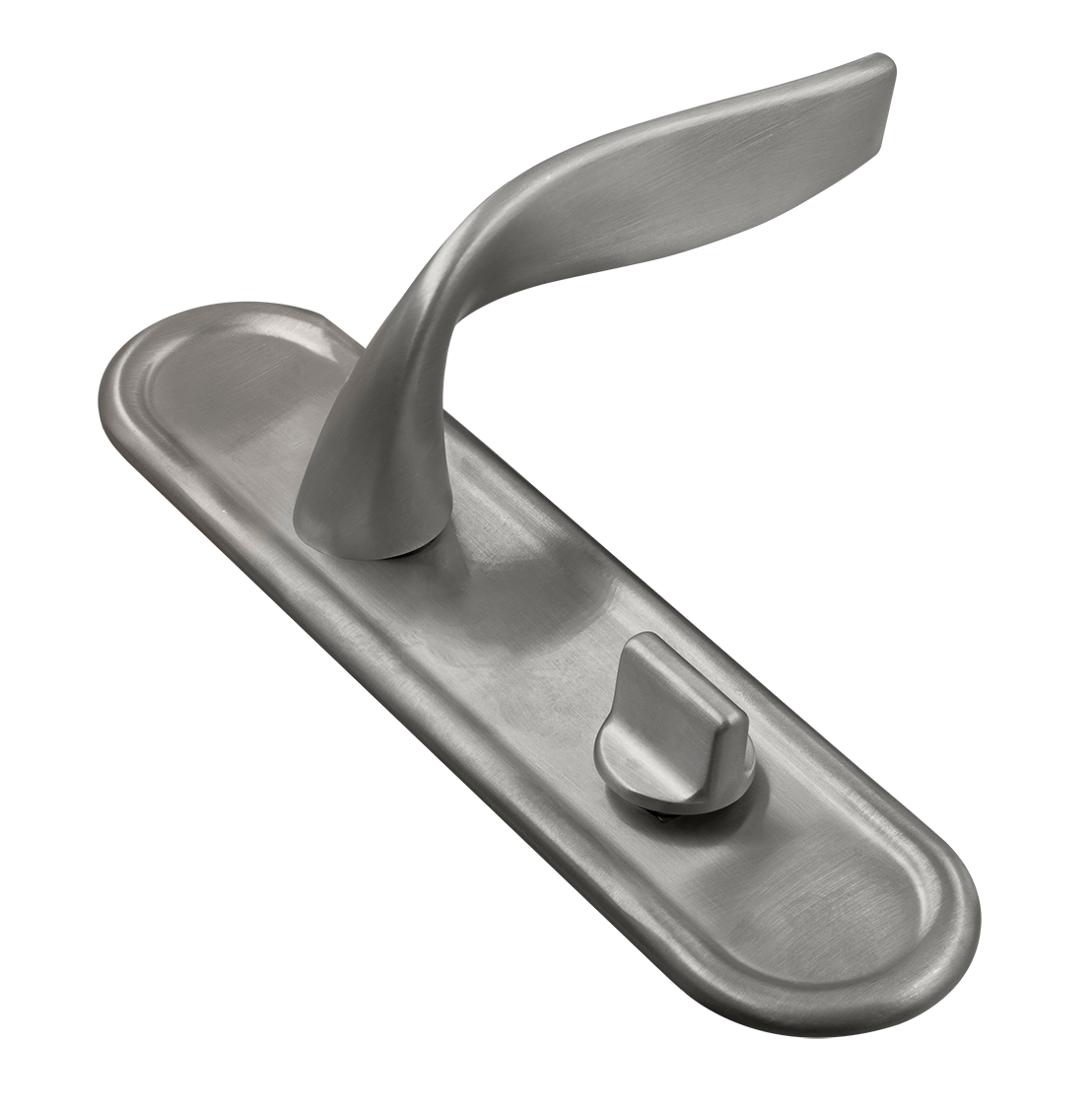 Ручка дверная SKYSCRAPER PLR WF на планке, цвет Зимняя стужа/Winter Frost фото купить Актау