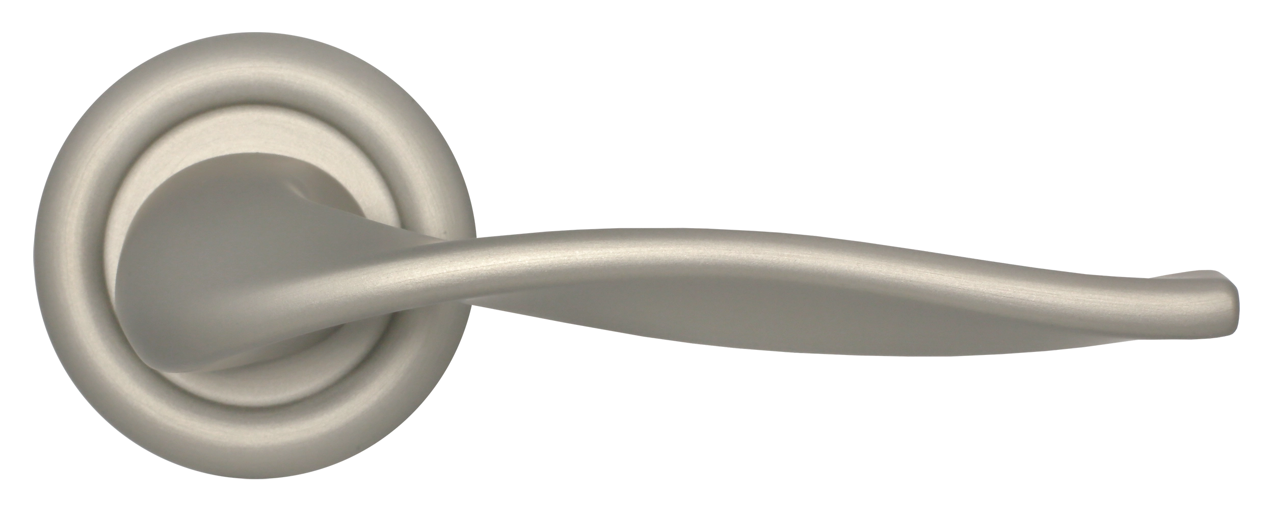 Ручка дверная SKYSCRAPER R7 SMI на круглой розетке, цвет Весенняя дымка/Spring Mist фото купить в Актау