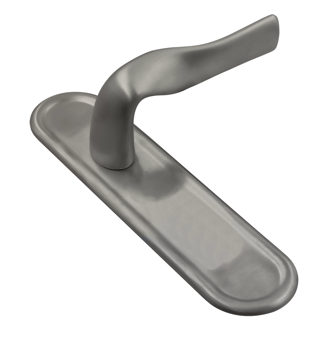 Ручка дверная LVB PLR WF на планке, цвет Зимняя стужа/Winter Frost фото купить Актау