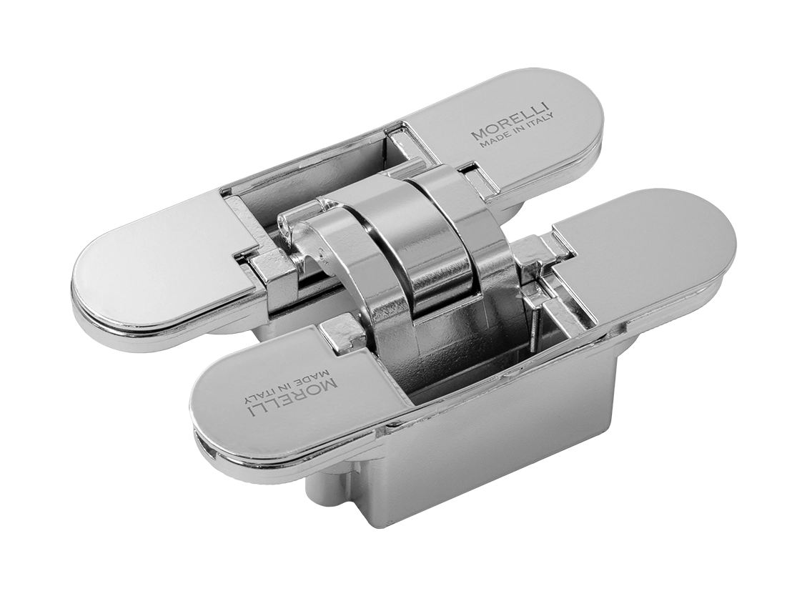 Петля скрытая HH-20 PC, врезная с 3D-регулировкой, вес полотна до 60 кг цвет хром фото купить Актау