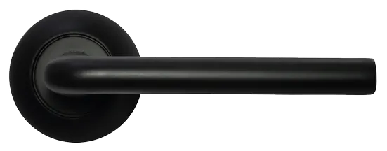 КОЛОННА, ручка дверная MH-03 BL, цвет - черный фото купить в Актау