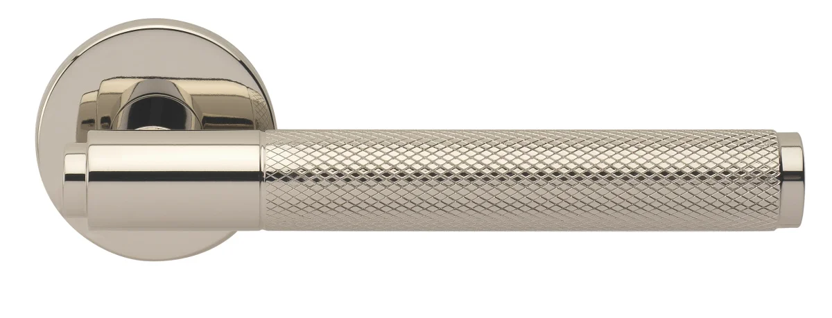 BRIDGE R6 NIS, ручка дверная с усиленной розеткой, цвет -  матовый никель фото купить Актау