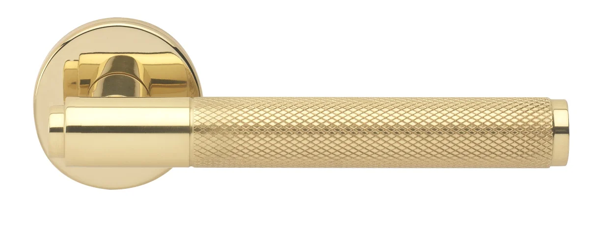 BRIDGE R6 OTL, ручка дверная с усиленной розеткой, цвет -  золото фото купить Актау