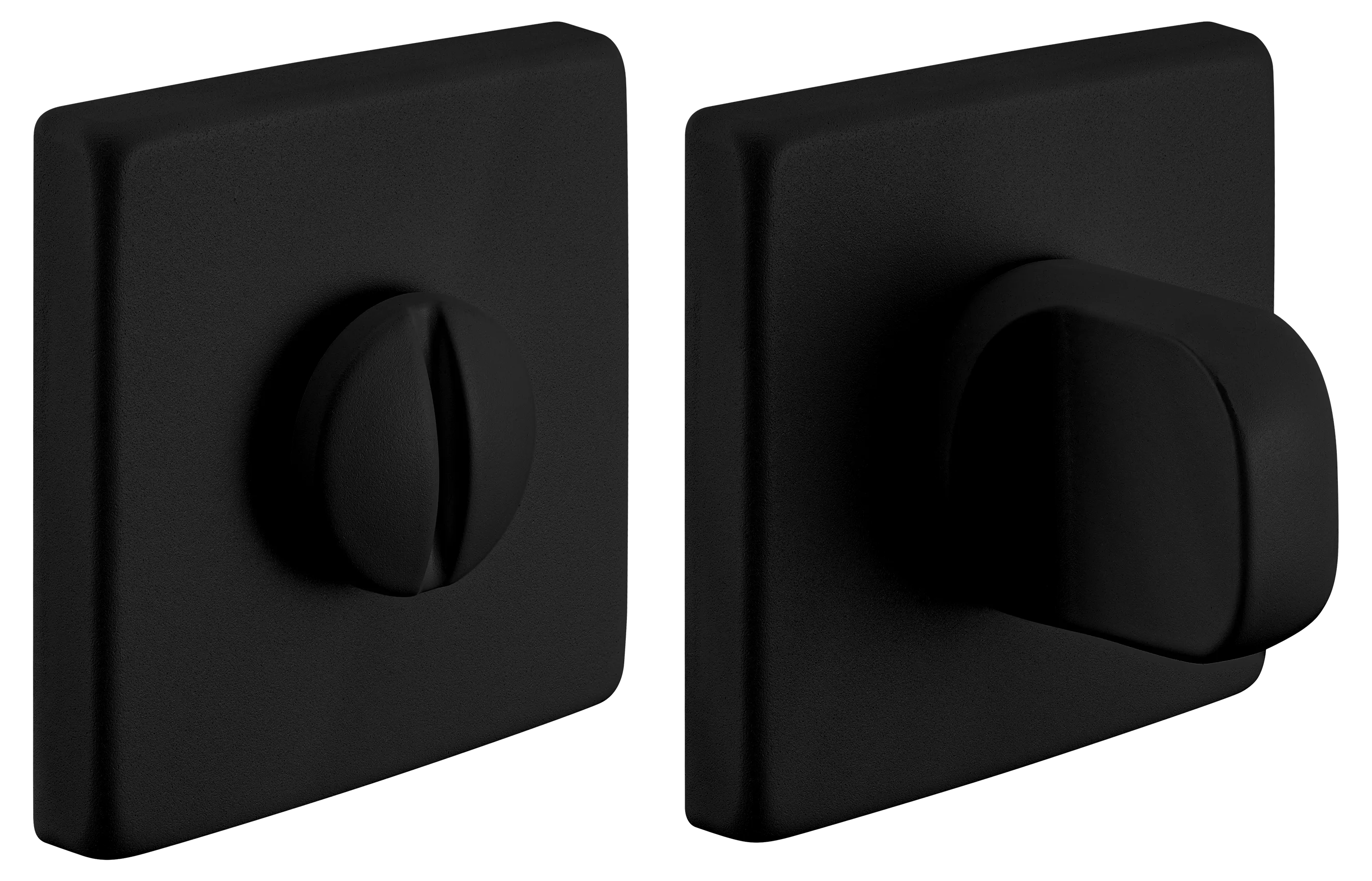 LUX-WC-S5 NERO, завертка дверная, цвет - черный фото купить Актау
