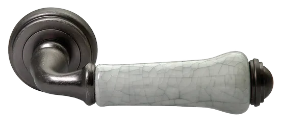 UMBERTO, ручка дверная MH-41-CLASSIC OMS/GR, цвет - старое мат.серебро/серый фото купить Актау