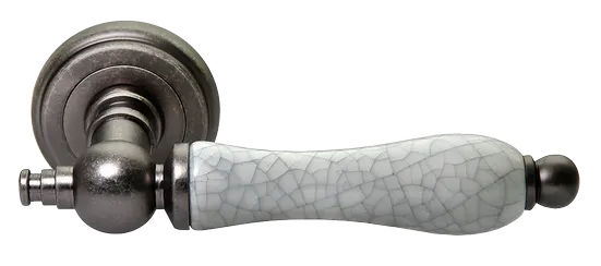 MART, ручка дверная MH-42-CLASSIC OMS/GR, цвет - старое мат.серебро/серый фото купить Актау