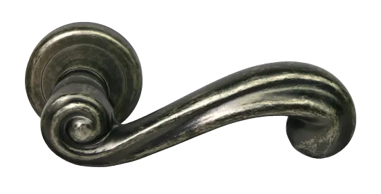 PLAZA, ручка дверная CC-1 FEA, цвет - состаренное серебро фото купить Актау