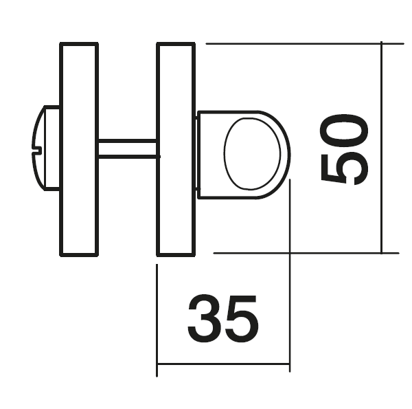 LUX-WC-R3 OBR, завертка сантехническая, цвет - кофе фото купить в Актау