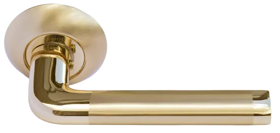 КОЛОННА, ручка дверная MH-03 SG/GP, цвет - мат.золото/золото фото купить Актау