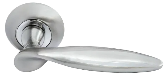 КУПОЛ, ручка дверная MH-09 SN, цвет - белый никель фото купить Актау
