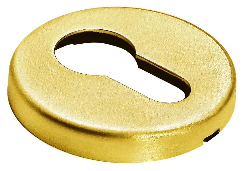 LUX-KH-R5 OSA, накладка на евроцилиндр, цвет - матовое золото фото купить Актау