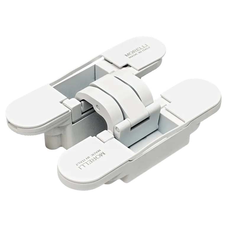 Петля скрытая HH-20 W, врезная с 3D-регулировкой, вес полотна до 60 кг, цвет белый фото купить Актау