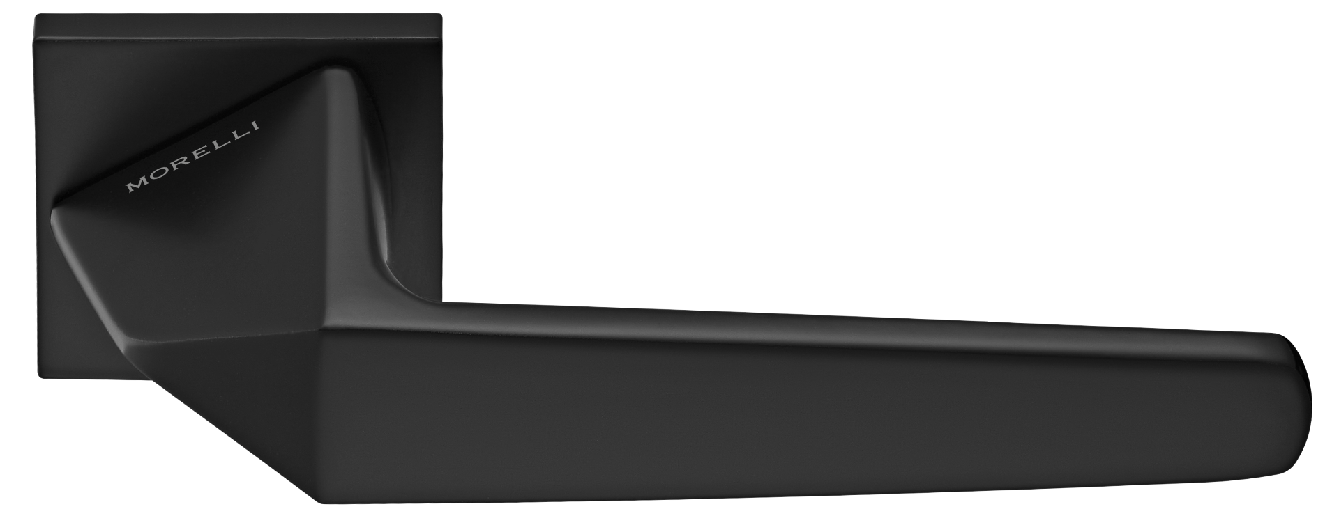 SOUK ручка дверная на квадратной розетке 6 мм, MH-55-S6 BL, цвет - черный фото купить Актау