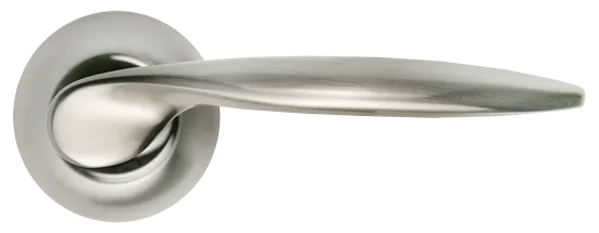ПОРТАЛ, ручка дверная MH-07 SN, цвет - белый никель фото купить в Актау