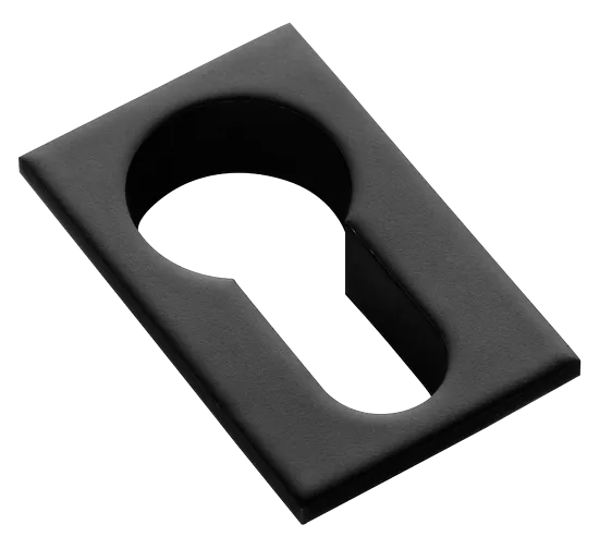 LUX-KH-SM NERO, накладка на евроцилиндр, цвет - черный фото купить Актау