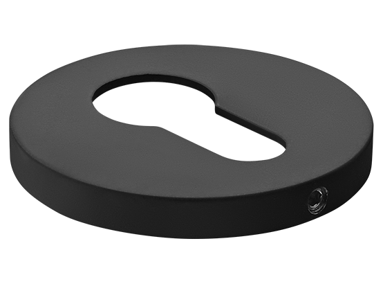 Накладка на ключевой цилиндр, на круглой розетке 6 мм, MH-KH-R6 BL, цвет - чёрный фото купить Актау