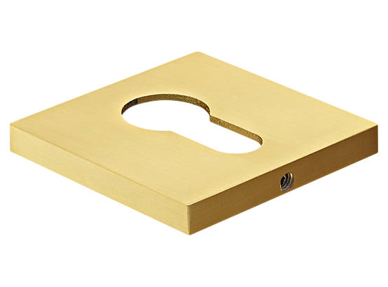 Накладка на ключевой цилиндр, на квадратной розетке 6 мм, MH-KH-S6 MSG, цвет - мат. сатинированное золото фото купить Актау