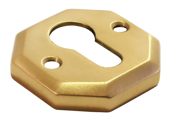LUX-KH-Y OSA, накладка на евроцилиндр, цвет - матовое золото фото купить Актау