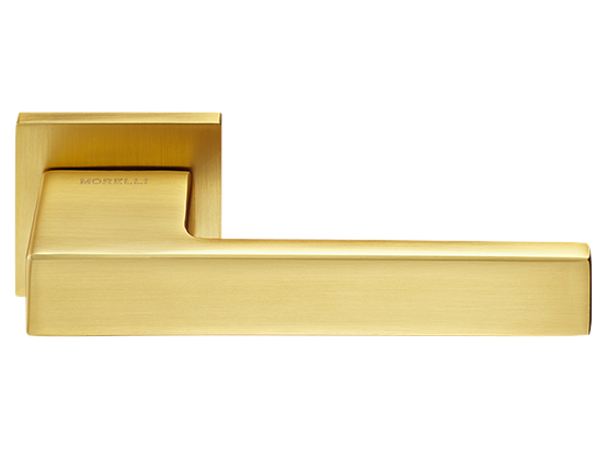 LOT ручка дверная на квадратной розетке 6 мм MH-56-S6 MSG, цвет - мат.сатинированное золото фото купить Актау