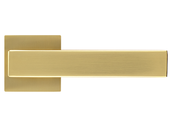 LOT ручка дверная на квадратной розетке 6 мм MH-56-S6 MSG, цвет - мат.сатинированное золото фото купить в Актау